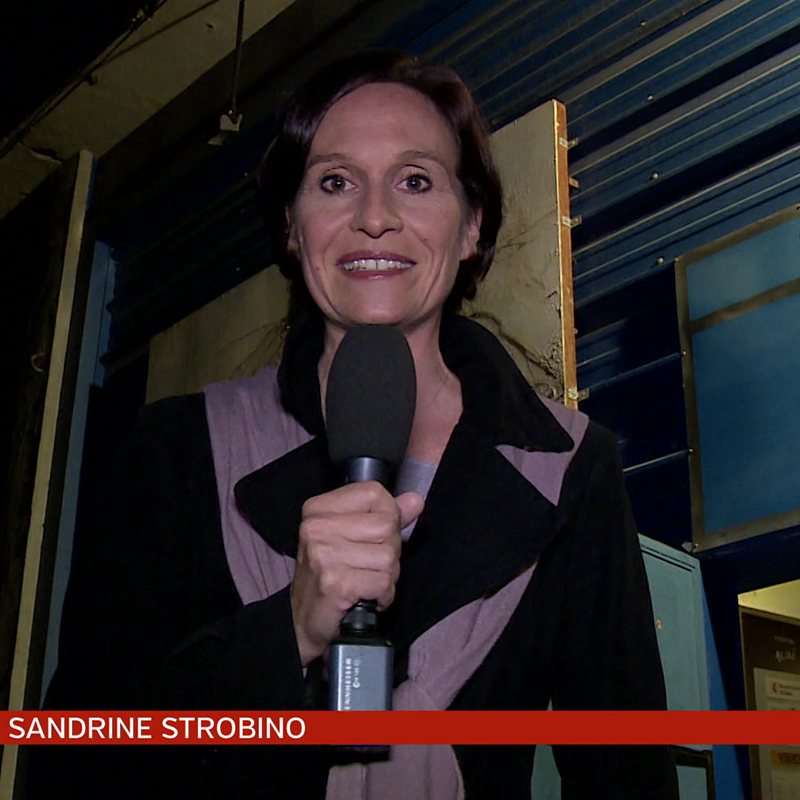 Sandrine Strobino en reportage